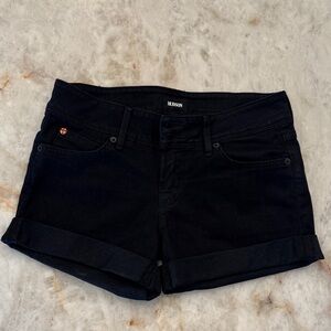 Hudson Jeans Women's Black Denim Shorts Size 26